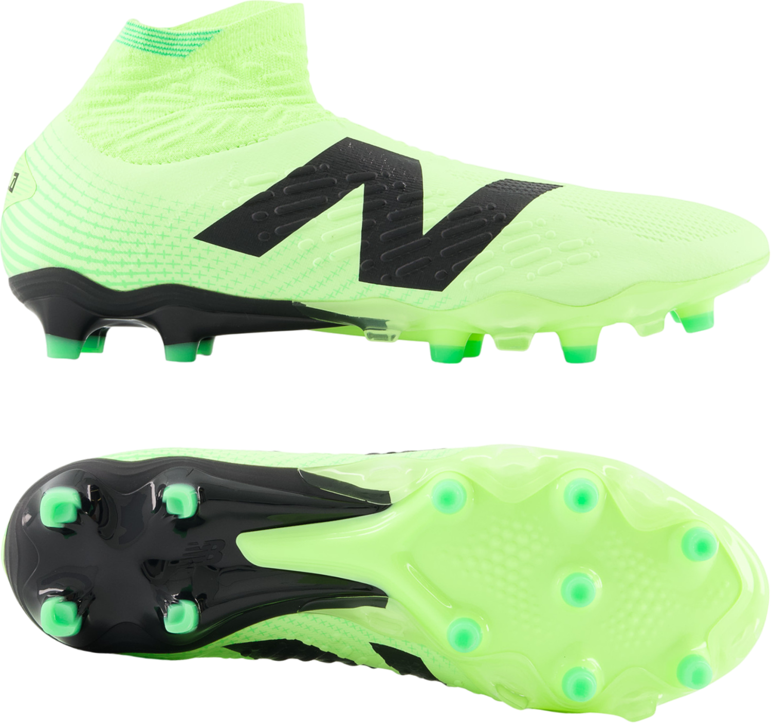 Кецове и обувки New Balance Tekela Pro FG v4+ Soccer Cleats Зелено | st1fl45, 1