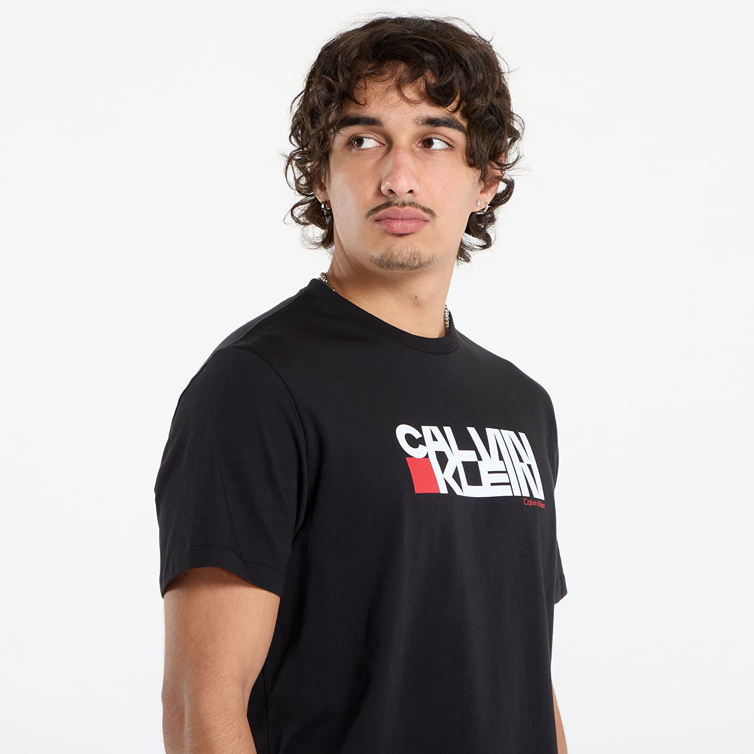 Тениска CALVIN KLEIN Calvin Klein Jeans Redbox Graphic Tee Черно | LV04RD814G UB1, 1