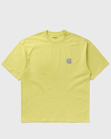 Тениска Carhartt WIP Helix Short Sleeve T-Shirt Жълто | I035194-2ZT.XX, 0