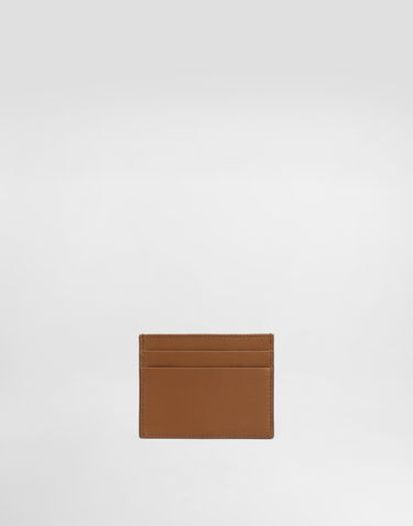 Портфейл Dolce & Gabbana Dolce & Gabbana Plongé Calfskin Card Holder Кафяво | BI0330A9S258Z093, 2