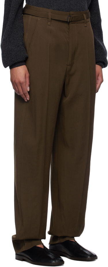 Панталони LEMAIRE Lemaire Belted Soft Tailored Trousers Кафяво | PA1155 LF1317, 1