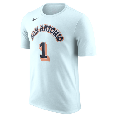 Тениска Nike Victor Wembanyama San Antonio Spurs Essential City Edition Short Sleeve T-Shirt Синьо | HJ2789-477, 0