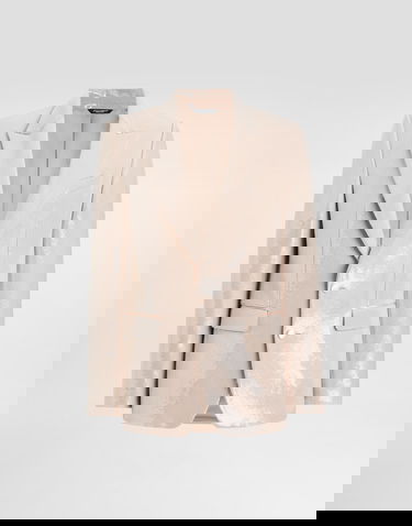 Яке Dolce & Gabbana Sicilia Single-breasted Light Jacket With Sequins Бежово | G2TV4TFLSIMM0121, 0