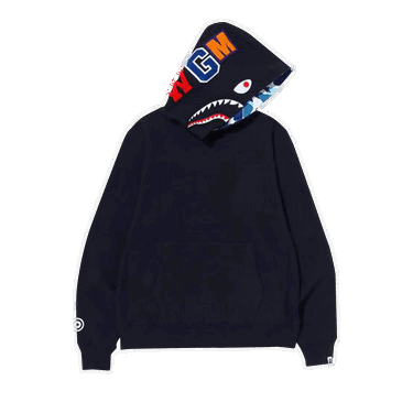 Суитчър BAPE Shark Hoodie Тъмно синьо | 1I80 114 008 NAVY, 0