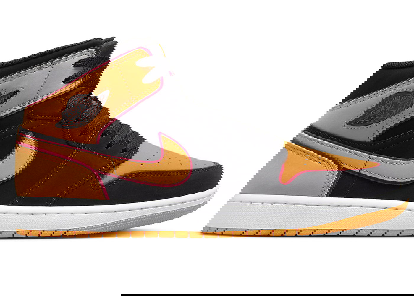 Кецове и обувки Jordan Air Jordan 1 Mid Fat Tongue "Black Orange" Оранжево
 | FJ4923-008, 1