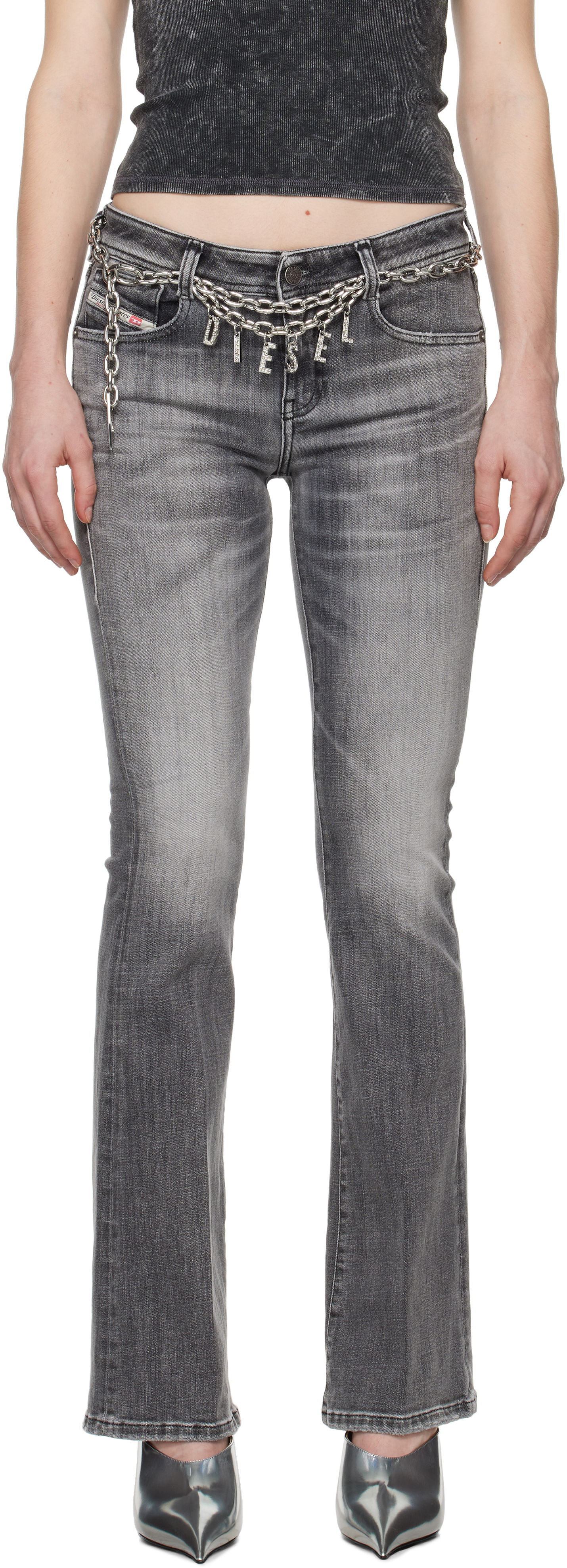 Дънки Diesel Bootcut Jeans 1969D-Ebbey 09J29 Сиво | A11003 09J29, 0
