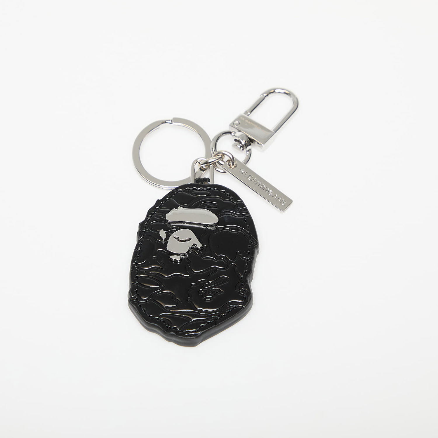 Ключодържатели BAPE A BATHING APE Ape Head Leather Keychain Черно | 001GDK301009MBLK, 0