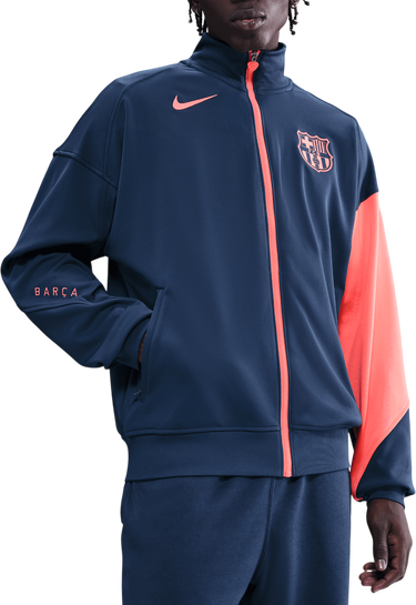 Яке Nike FC Barcelona Dri-FIT Total 90 Soccer Anthem Jacket Тъмно синьо | hm3434-410, 0