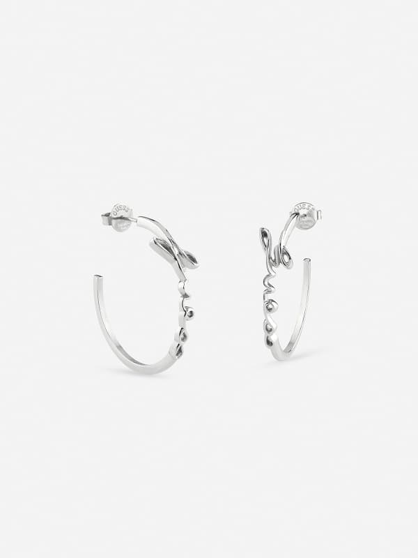 Обеци GUESS “Say My Name” Earrings Металик | JUBE03313JW, 0