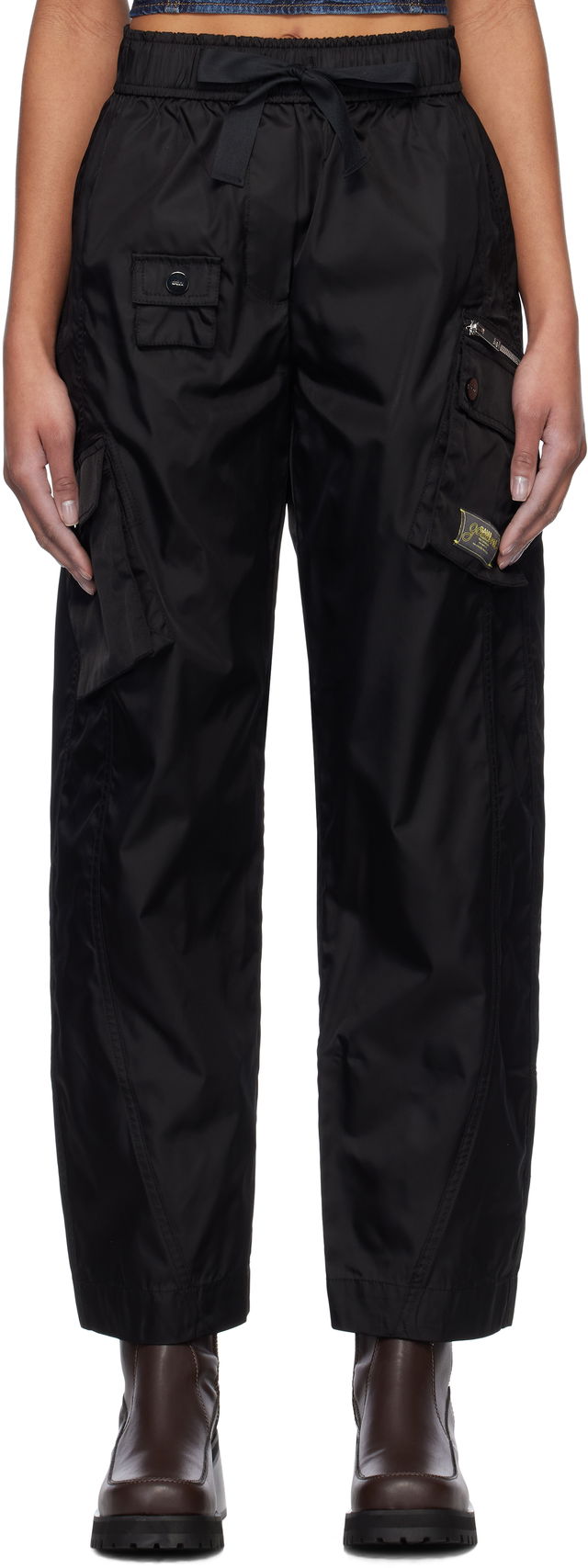 Duchesse Nylon Cargo Pants