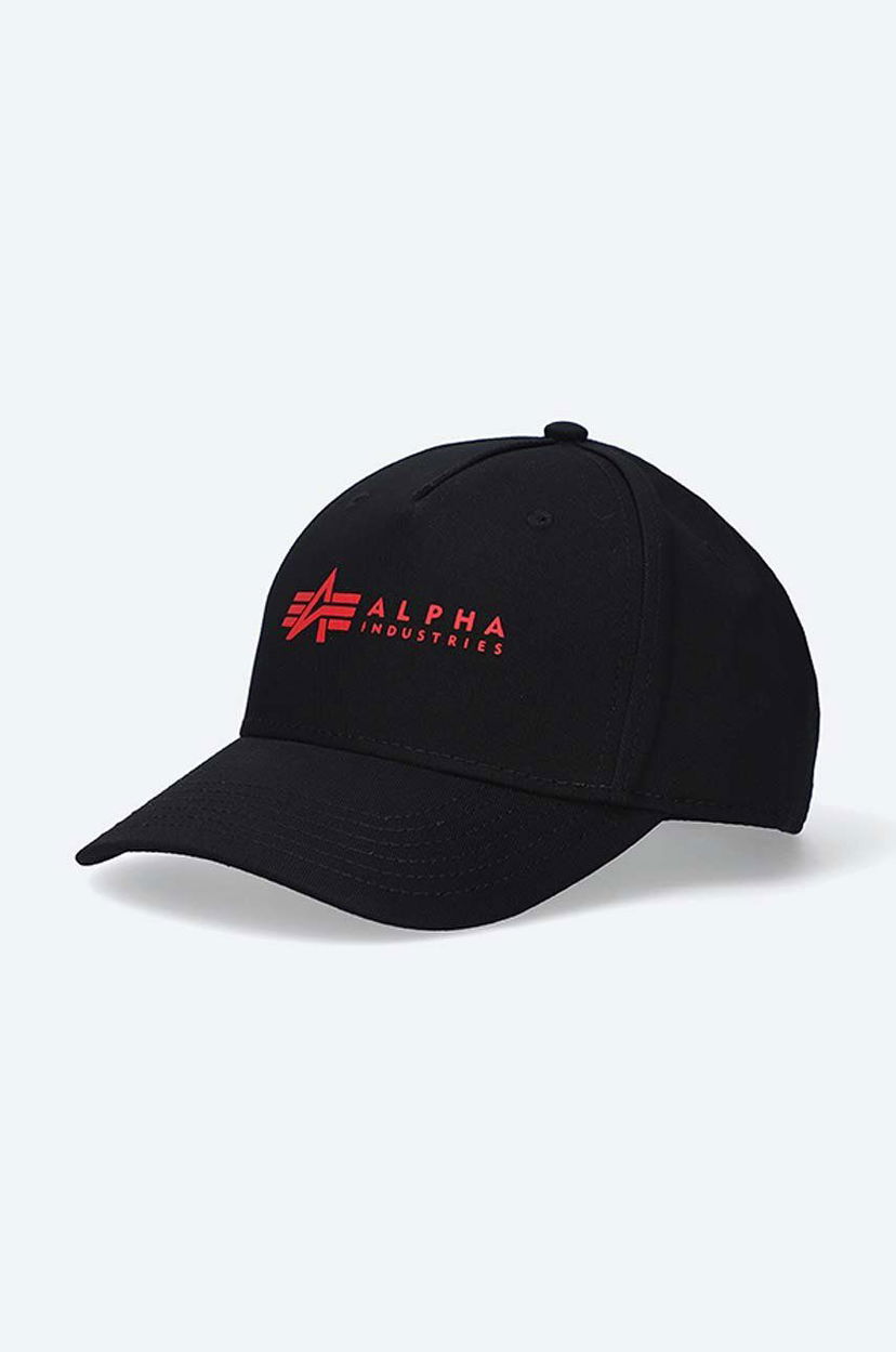 Шапка с козирка Alpha Industries Cap With Applique Черно | 126912.94