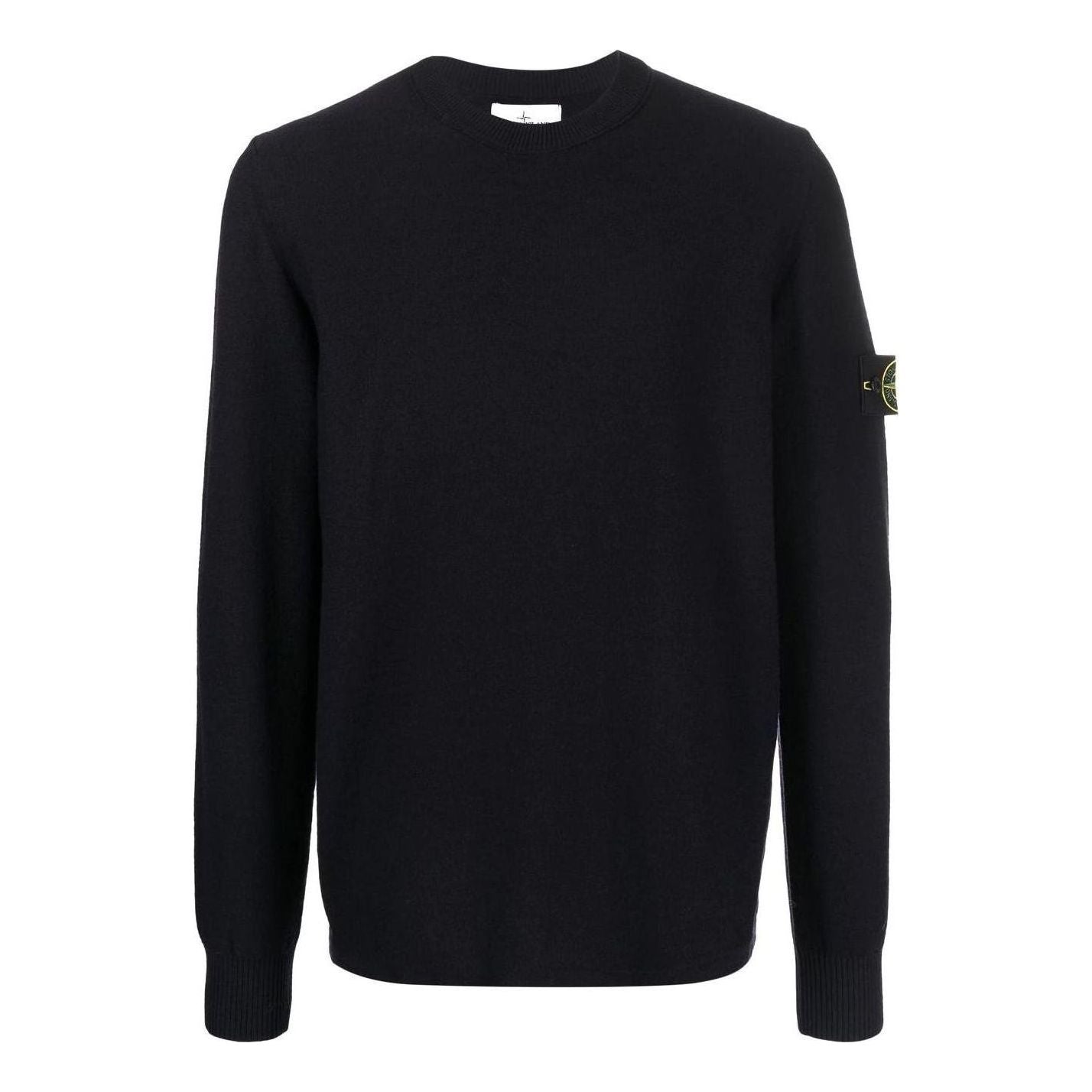 Пуловер Stone Island Logo Patch Crewneck Sweatshirt Черно | 7715526A1-V0020, 0