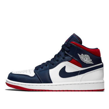 Кецове и обувки Jordan Air Jordan 1 Mid SE "USA" Тъмно синьо | 852542-104, 4