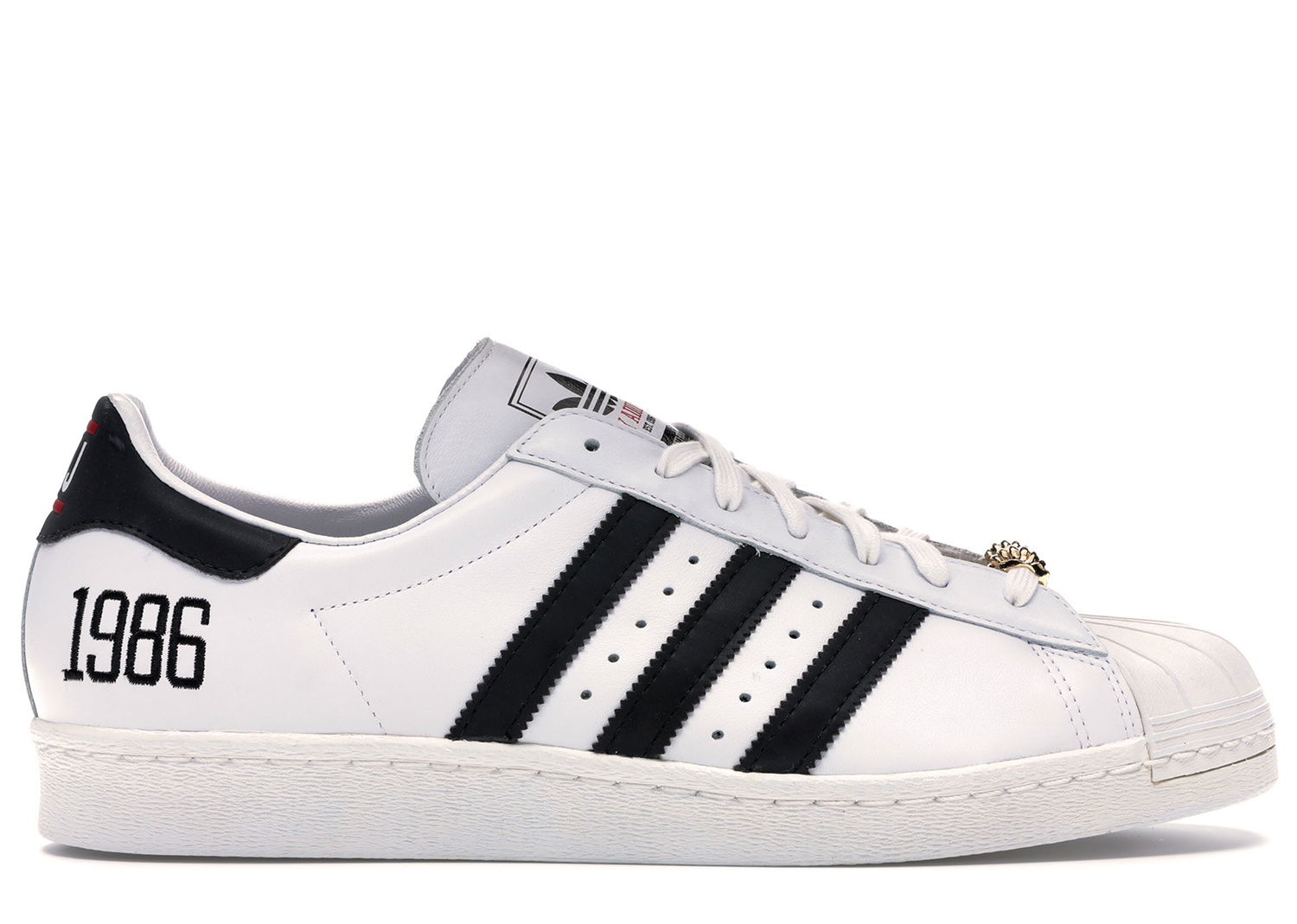 Кецове и обувки adidas Originals Superstar 80s My Run DMC 25th Anniversary Бяло | G48910, 0