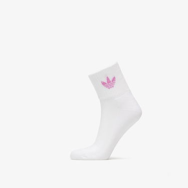 Бельо и чорапи adidas Originals Mid Ankle Crew Socks 3-Pack Розово | HL9229, 2
