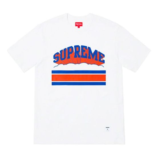 Тениска Supreme SS19 Cloud Arc Logo T-Shirt Бяло | SUP-SS19-327, 0
