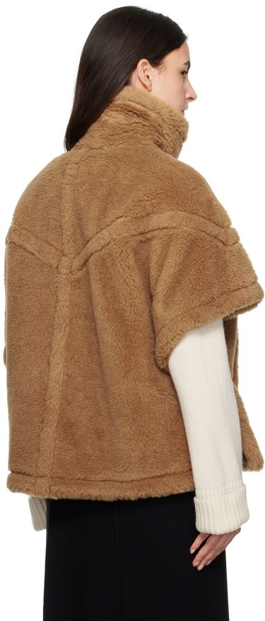 Жилетка Max Mara Max Mara Newrodano Teddy Cape Кафяво | 2424736292600 MM10739, 2