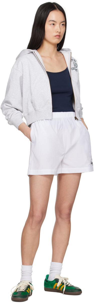 Къси панталони Sporty & Rich Sporty & Rich Vendome Poplin Shorts Бяло | SH012606205WH01, 3