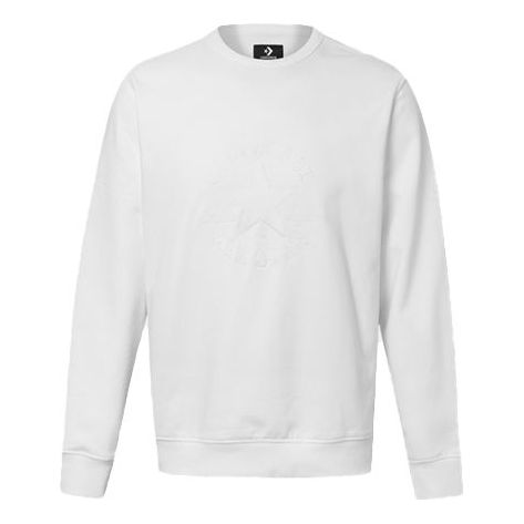 Пуловер Converse Converse Logo Round Neck Pullover Бяло | 10020819-102