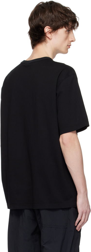 Тениска Stone Island Stone Island Textured Mercerized Cotton Jersey T-Shirt Черно | K1S15 2100038 S0175, 2