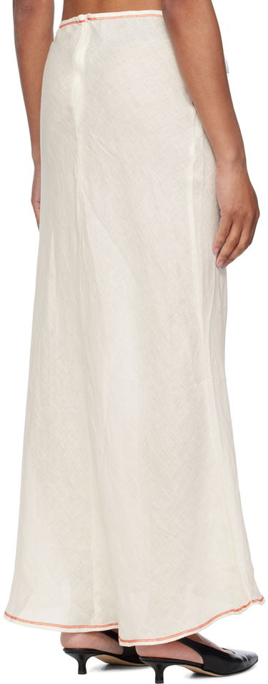 Пола Baserange Baserange Dydine Maxi Skirt Бяло | SKDY-SL-SU24, 2