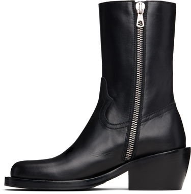 Кецове и обувки Dries Van Noten Dries Van Noten Zip Boots Черно | 252-021706-102, 2