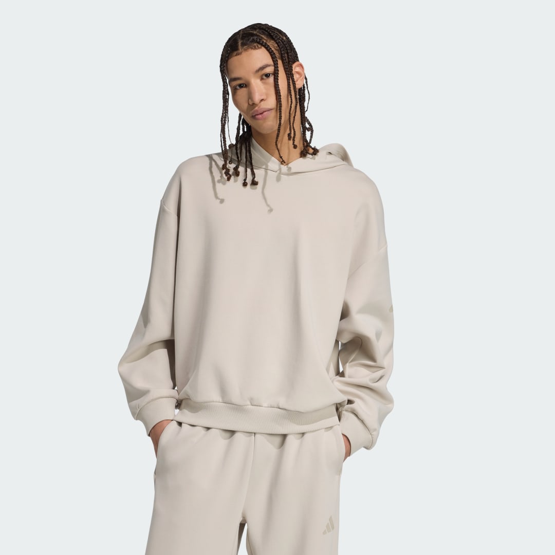 Суитчър adidas Performance Soft Luxe Hoodie Бежово | KB8088, 0