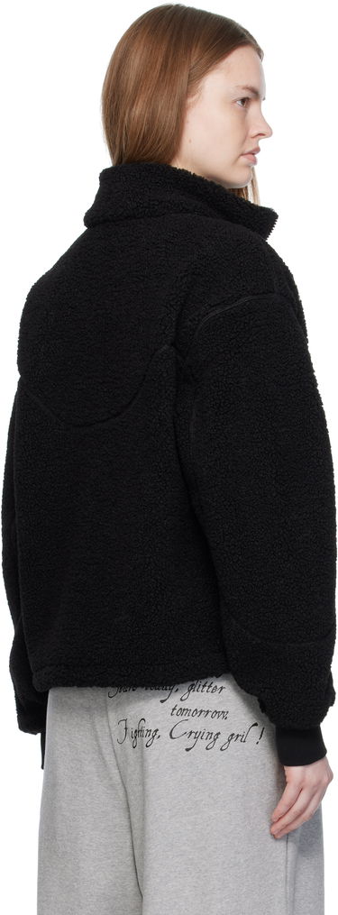 Яке Dime Dime Polar Fleece Sherpa Zip Jacket Черно | DIMEFA258BLK, 2