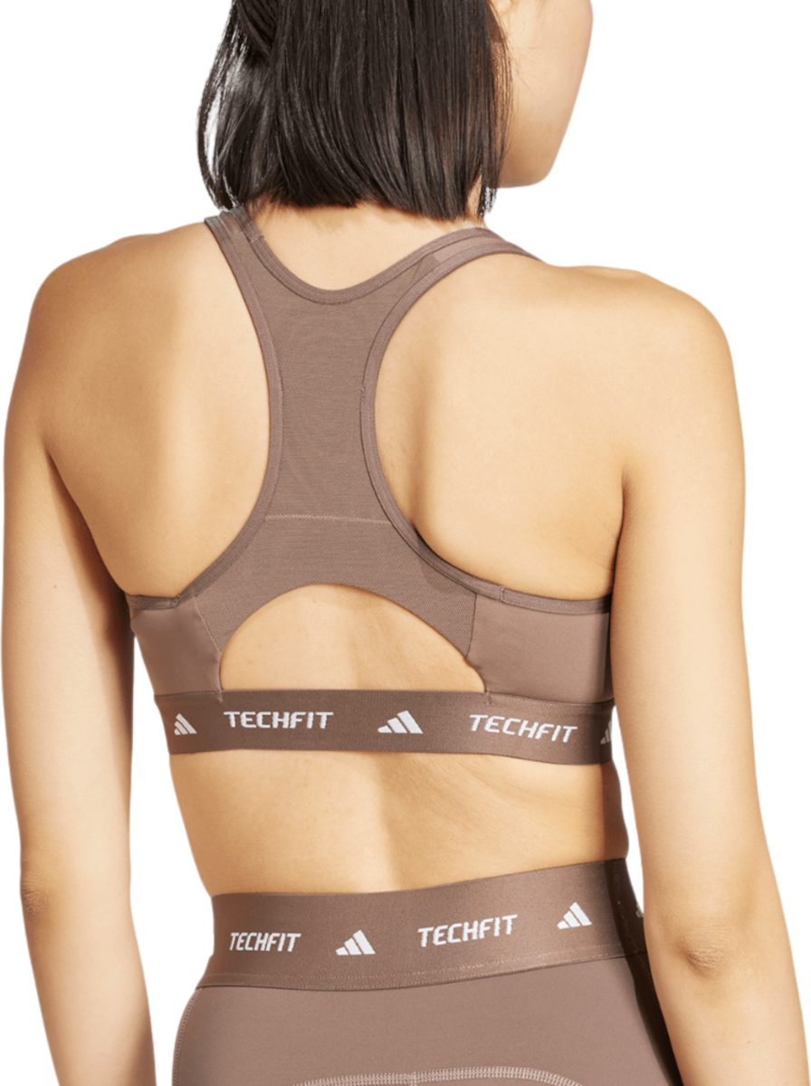 Сутиен adidas Originals TechFit Medium Support Bra Кафяво | jv9755, 1