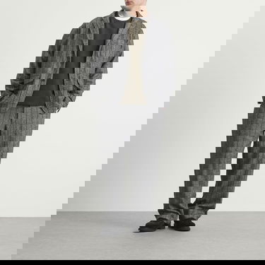 Яке Engineered Garments Herringbone Wool Loiter Jacket Сиво | 25F1D001-OZ002, 4