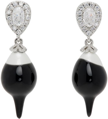 Обеци Ottolinger Ottolinger Pearl Drop Earrings Черно | 2501010, 0