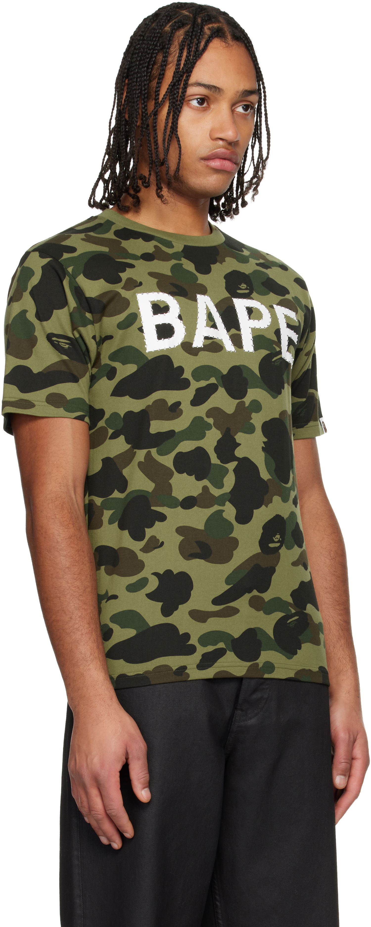 Тениска BAPE 1st Camo Rhinestone Logo T-Shirt Многоцветен | 001CSL801009M, 1