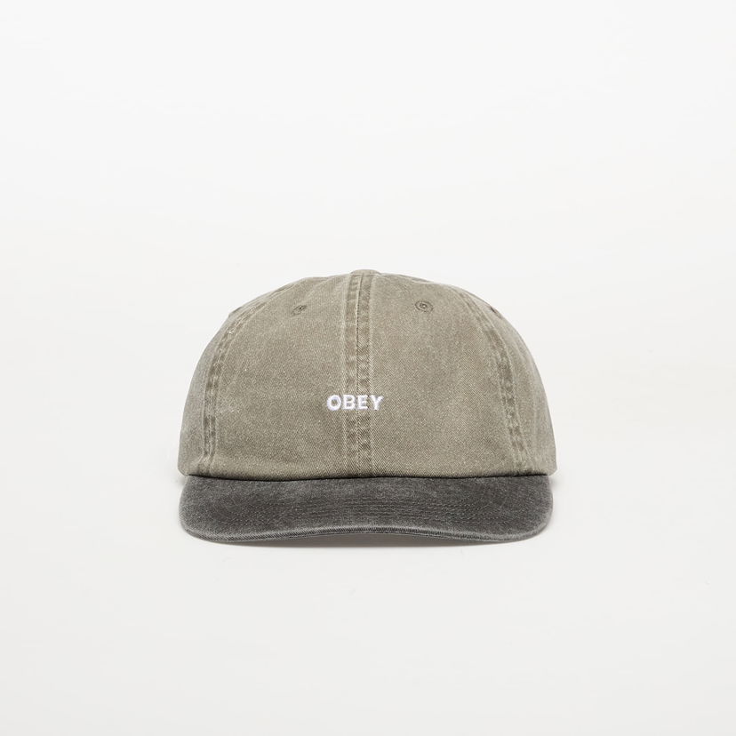 Шапка с козирка OBEY OBEY Pigment Bold 6 Panel Strapback Cap Зелено | 100580418-POM
