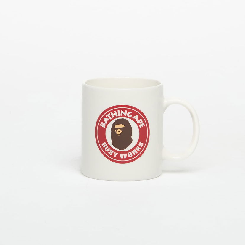 Домашен декор BAPE Busy Works Mug Бяло | 001KAL801007MRED