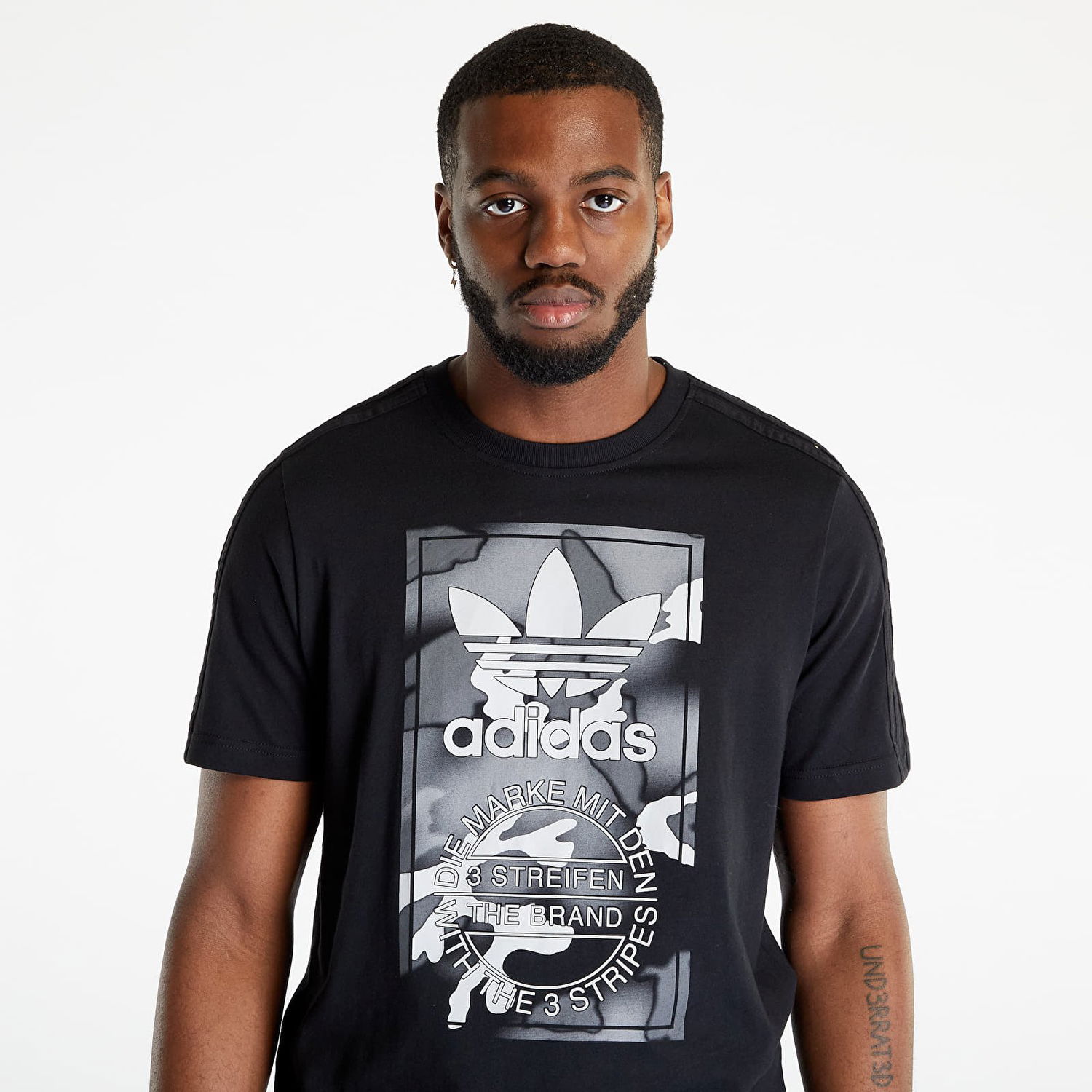 Тениска adidas Originals Camo Tong Short Sleeve Tee Черно | HR3531, 0