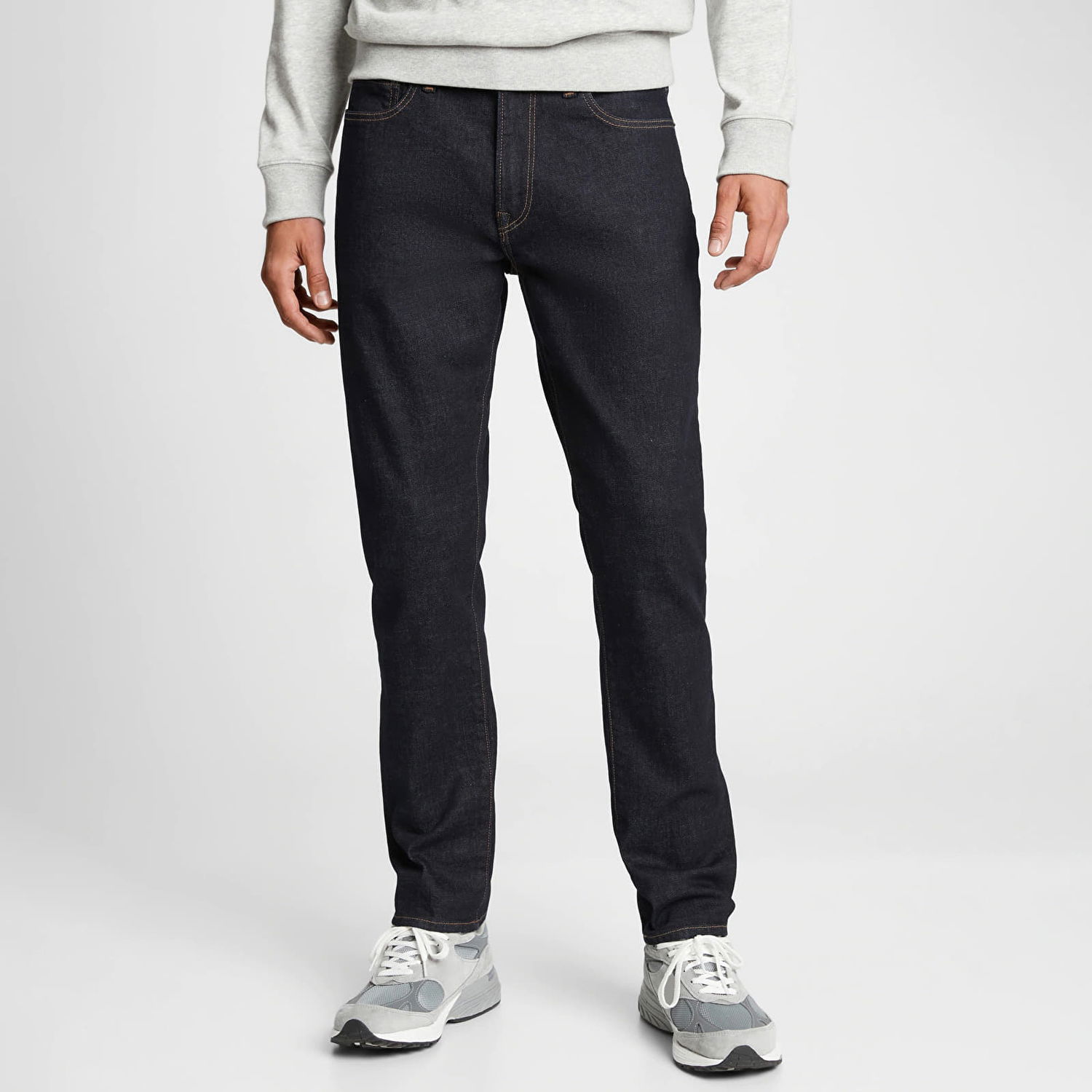 Дънки GAP Denim Pants Straight Taper Rinsed Черно | 737650-00, 0
