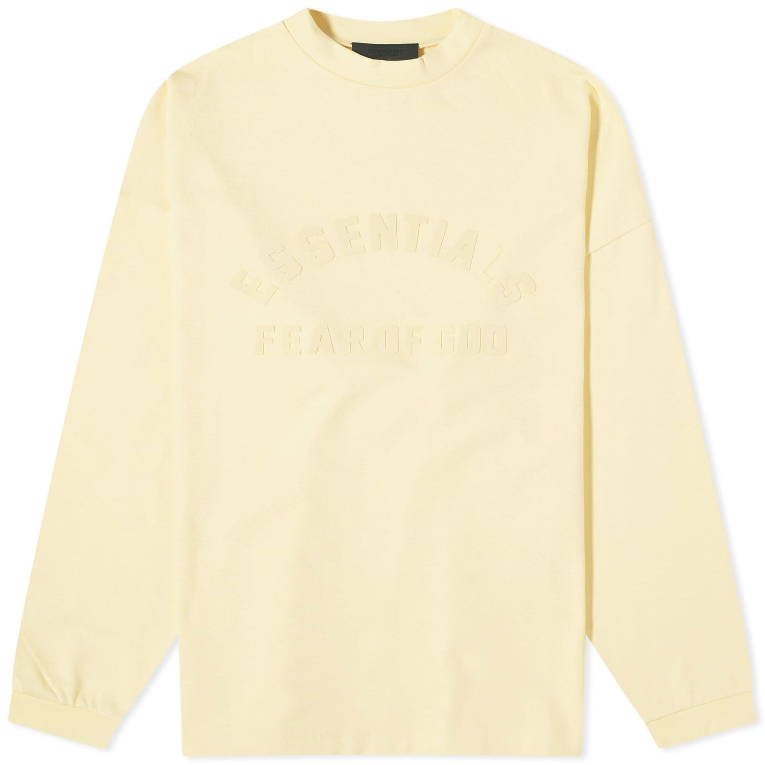 Тениска Fear of God Spring Long Sleeve Printed T-Shirt Жълто | 125SP242011F, 1