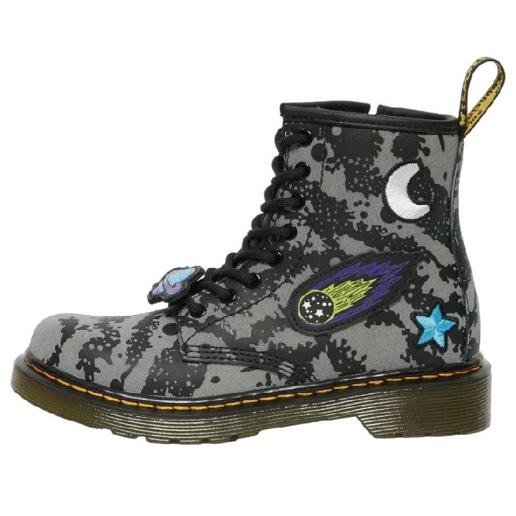 Кецове и обувки Dr. Martens Dr. Martens 1460 Space Hydro Leather Lace Up Boots Сиво | 27889057, 0