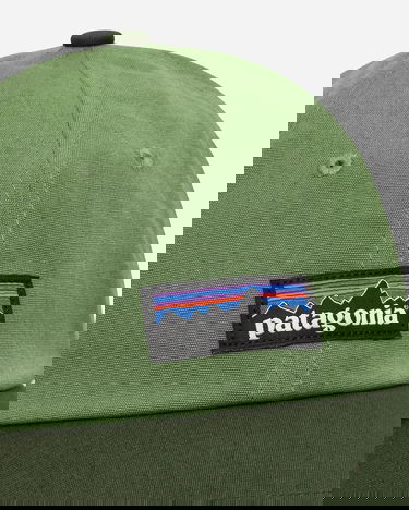 Шапка с козирка Patagonia P-6 Label Trad Cap Зелено | 38296 TNGR, 6
