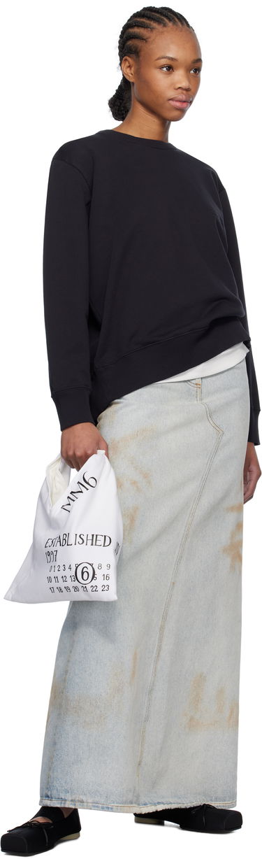Пуловер Maison Margiela MM6 Maison Margiela Spliced Logo Sweatshirt Черно | S52GU0240 M25012, 3