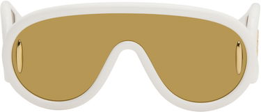 Слънчеви очила Loewe Wave Mask Sunglasses Бяло | LW40108I 192337132728, 0