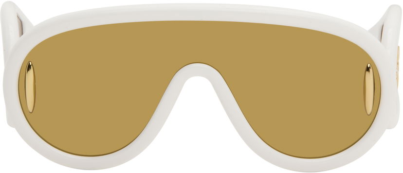 Слънчеви очила Loewe Wave Mask Sunglasses Бяло | LW40108I 192337132728