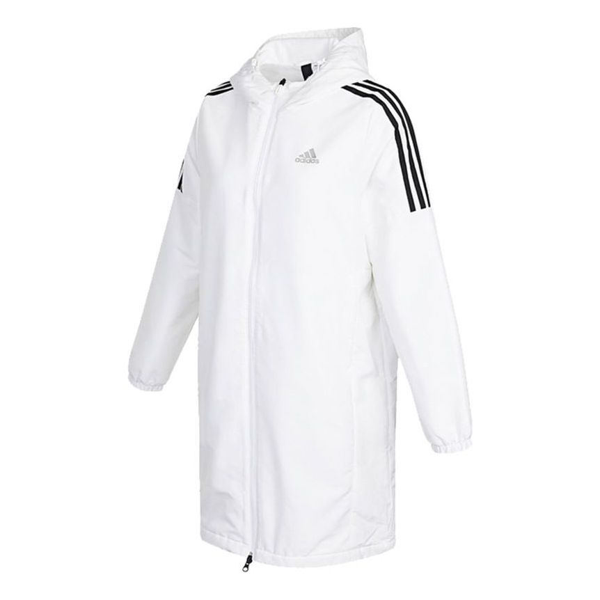 Ветровка adidas Originals Sports Training Fleece Lined Hooded Jacket Бяло | HG1848, 0