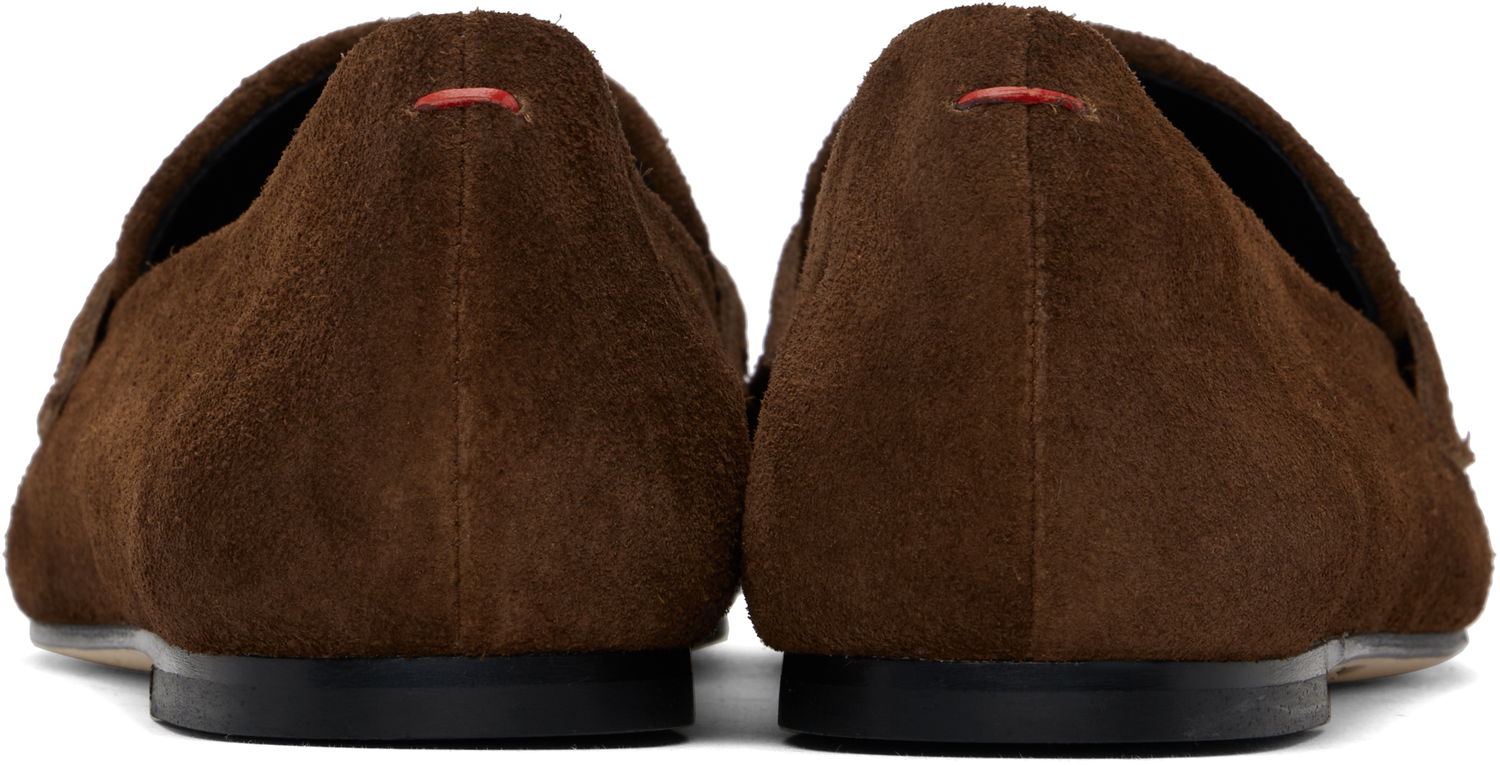 Облекло Aeyde Aeyde Alfie Suede Loafers Кафяво | A11-FL-GGRS08FL1-SS24-990-022, 1
