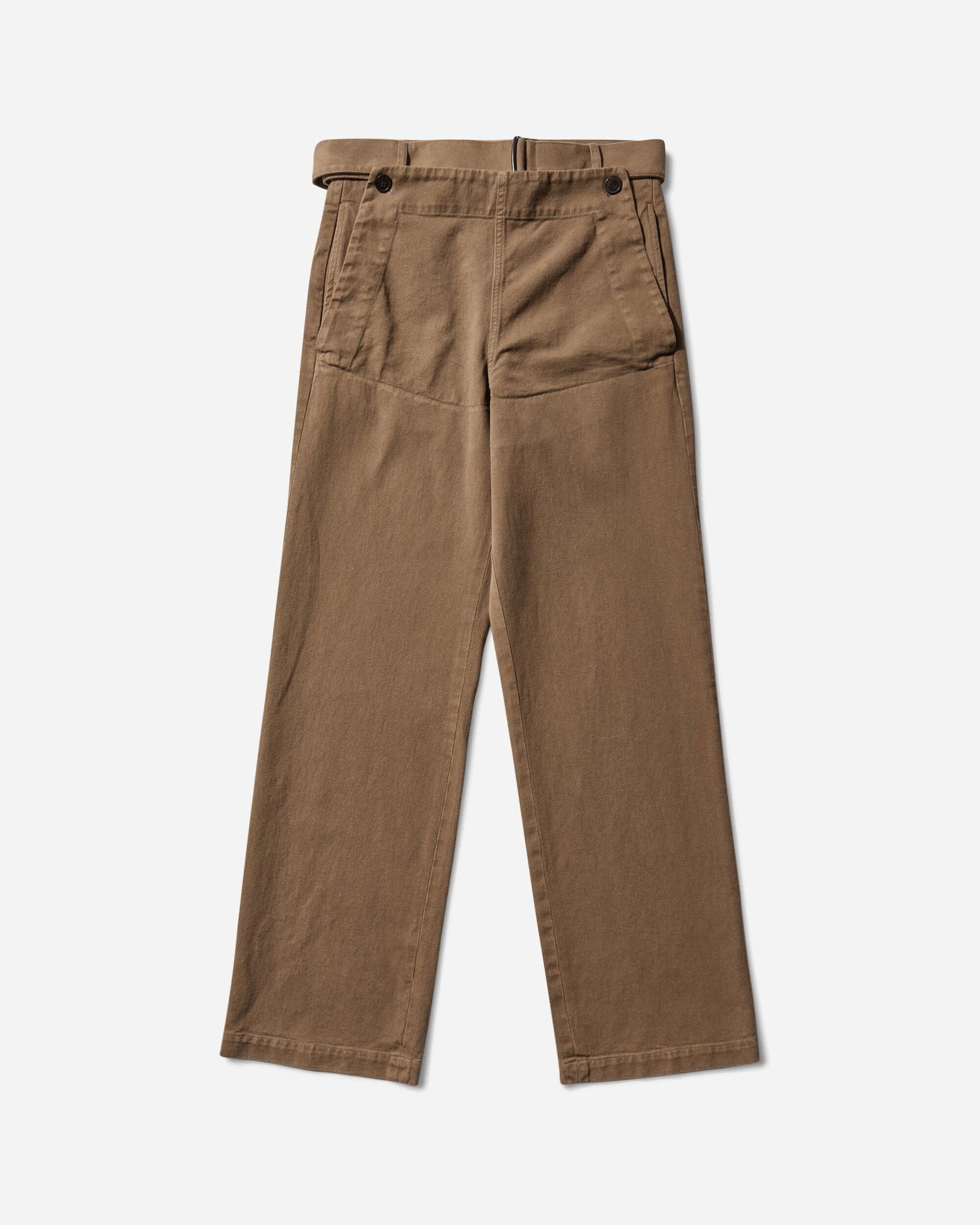 Панталони Dries Van Noten Overdyed Sailor Pants Кафяво | 252-020985-2043 705, 1