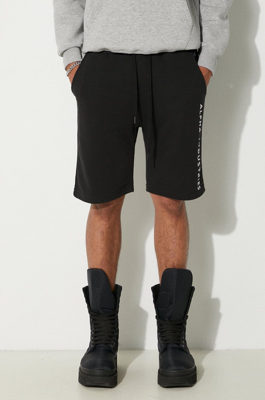 Къси панталони Alpha Industries Shorts Al Sweat Черно | 116365.03, 0