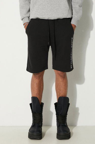Къси панталони Alpha Industries Shorts Al Sweat Черно | 116365.03, 0