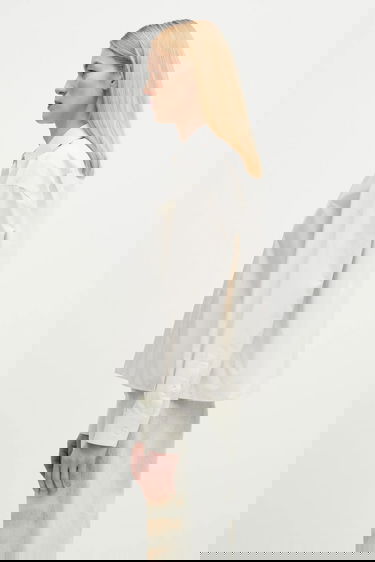 Риза Maison Margiela Cotton Relaxed Fit Classic Collar Shirt Бяло | S52DT0043, 1