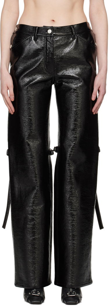 Панталони Courrèges Baggy Vinyl Trousers Черно | 124CPA214VY0014, 0
