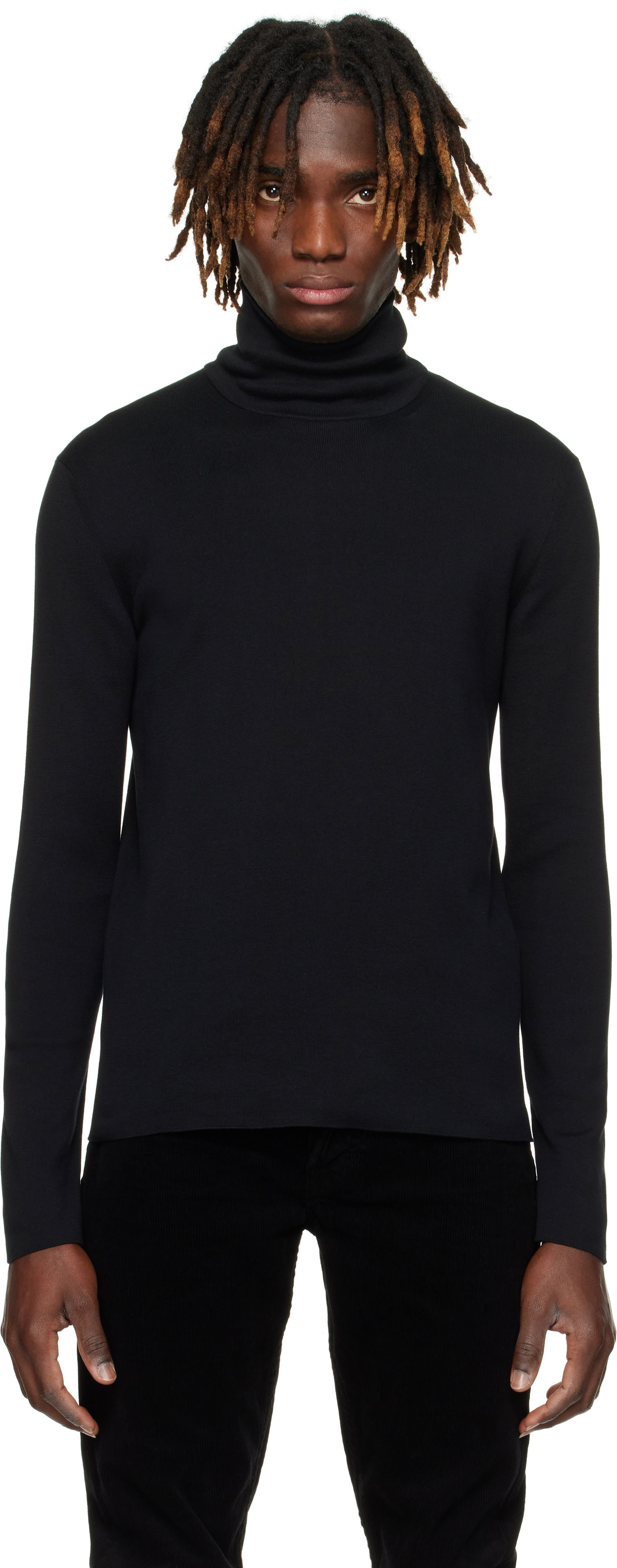 Пуловер Tom Ford TOM FORD Cotton Turtleneck Черно | KRL040-YMC033S25, 0